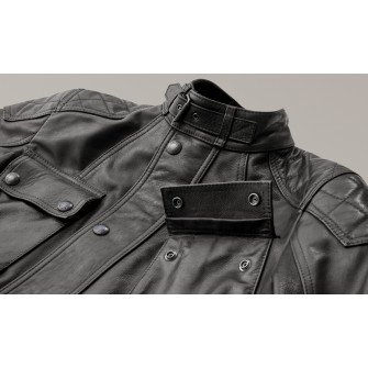 Belstaff Turner Leather Jacket - Antique Black