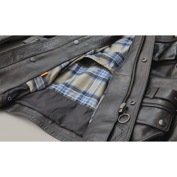 Belstaff Turner Leather Jacket - Antique Black