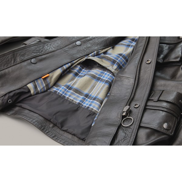 Belstaff Turner Leather Jacket - Antique Black