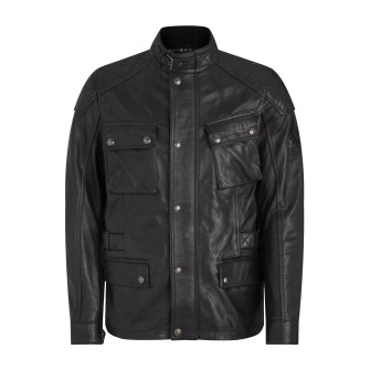 Belstaff Turner Leather Jacket - Antique Black