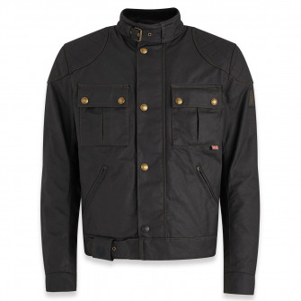 Belstaff Brooklands Waxed Cotton Jacket - Black