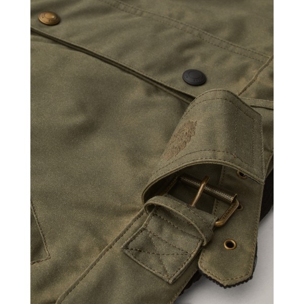 Belstaff Brooklands Waxed Cotton Jacket - Olive Green Belstaff Brooklands Waxed Cotton Jacket - Olive Green