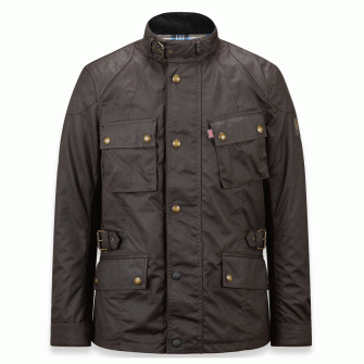 Belstaff Crosby Waxed Cotton Jacket - Mahogany