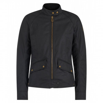 Belstaff Antrim Waxed Cotton Jacket Black - Women