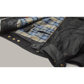 Belstaff Roberts Tech Wax 8oz Vented Motorcyle Jacket