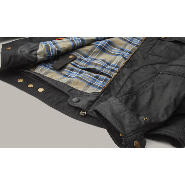 Belstaff Roberts Tech Wax 8oz Vented Motorcyle Jacket
