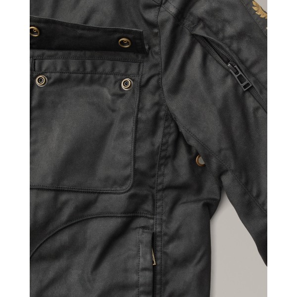 Belstaff Roberts Tech Wax 8oz Vented Motorcyle Jacket