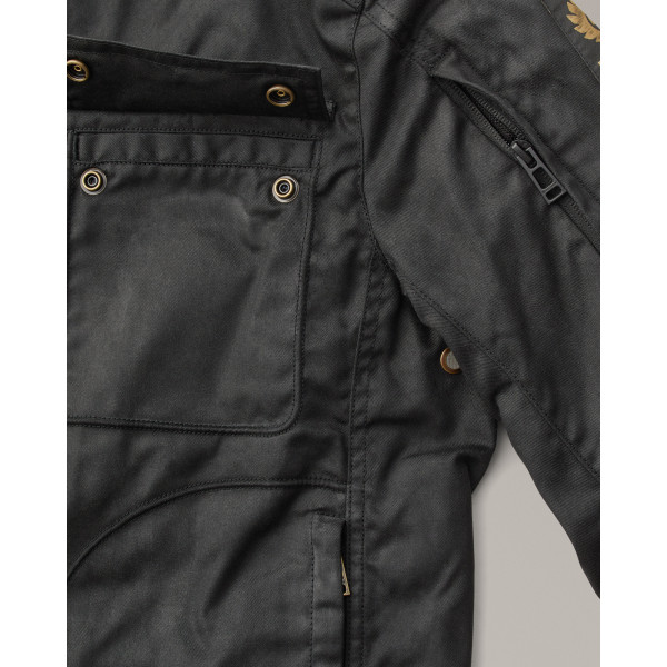 Belstaff Roberts Tech Wax 8oz Vented Motorcyle Jacket