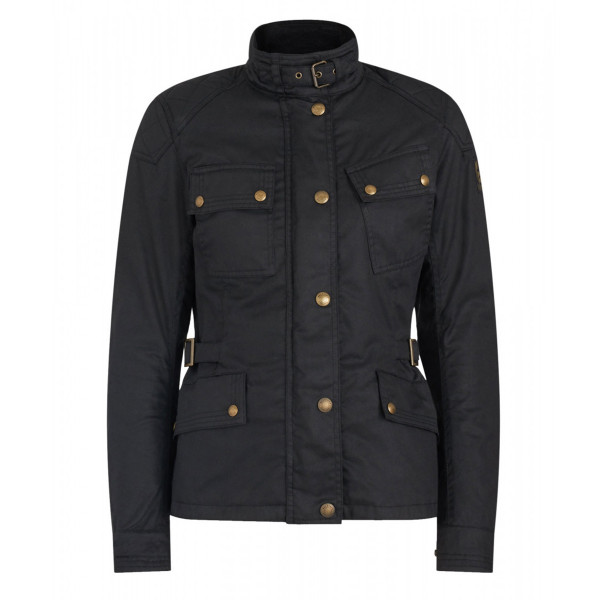 Belstaff Phillis 2.0 Waxed Cotton Jacket Black - Women