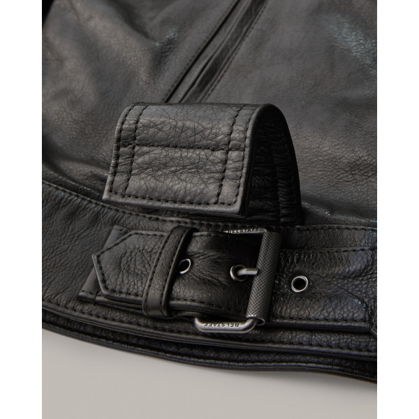 Belstaff Brooklands Leather Jacket - Antique Black