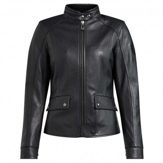 Belstaff Fairing Leather Jacket - Black - Women