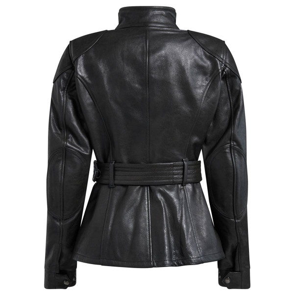 Belstaff Trialmaster Leather Jacket Antique Black - Women