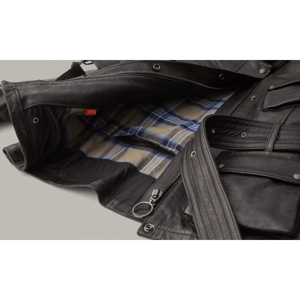 Belstaff Trialmaster Leather Jacket Antique Black - Women