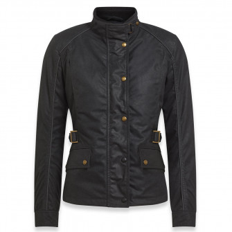 Belstaff Tourmaster Pro Women's Waxed Cotton Jacket - Black