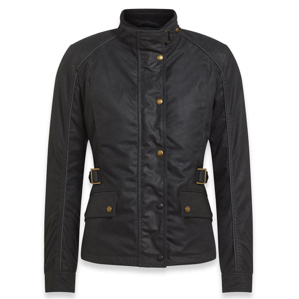 Belstaff Tourmaster Pro Ladies Waxed Cotton Jacket - Black
