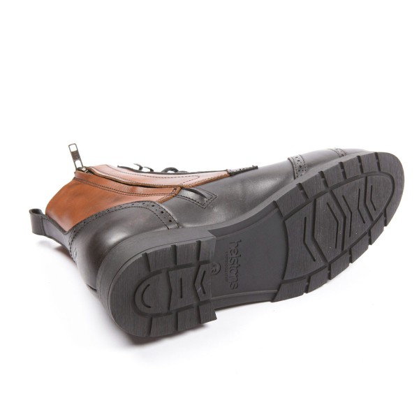Helstons Travel Boots Black/Tan Helstons Travel Boots Black/Tan