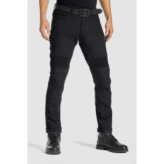 Pando Moto Karldo Slim Black Men's Jeans 