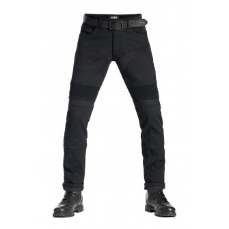 Pando Moto Karldo Slim Black Men's Jeans 