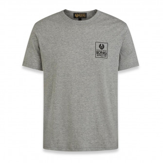 Belstaff Long Way Up Small Logo Short Sleeve T-Shirt Grey