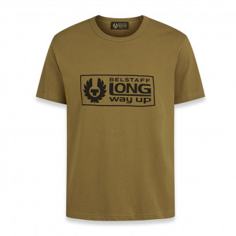 Belstaff Long Way Up Box Logo T-Shirt Khaki