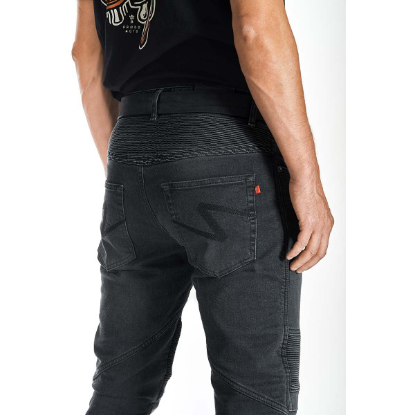 Pando Moto Karl Devil 9 Men's Jeans Black