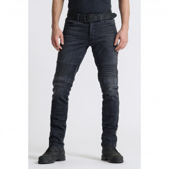 Pando Moto Karl Devil 9 Men's Jeans Black