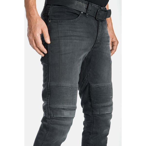 Pando Moto Karl Devil 9 Men's Jeans Black