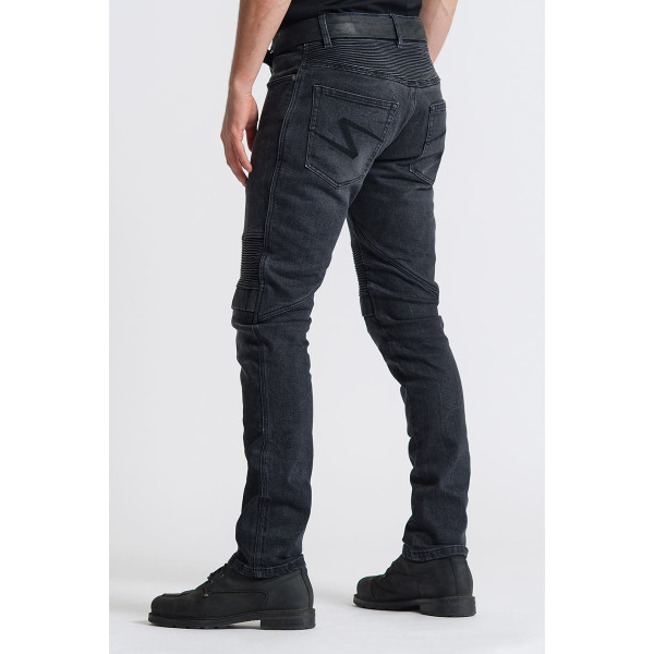 Pando Moto Karl Devil 9 Men's Jeans Black