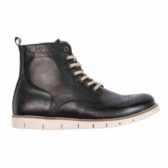 Helstons Holey Leather Boots Black