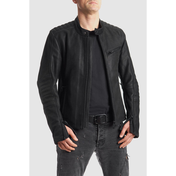 Pando Moto Tatami LT 01 Leather Jacket Black