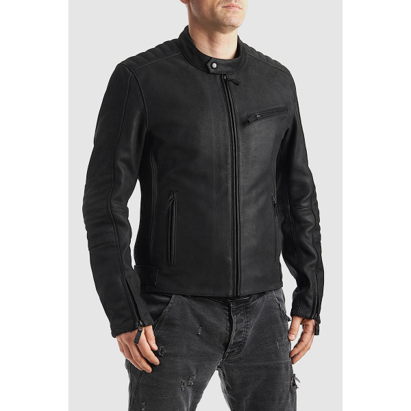 Pando Moto Tatami LT 01 Leather Jacket Black