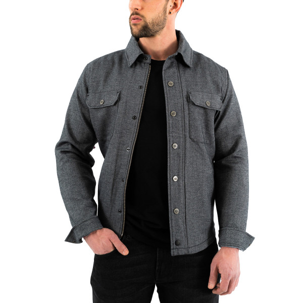 Rokker Boston Rider Shirt Grey