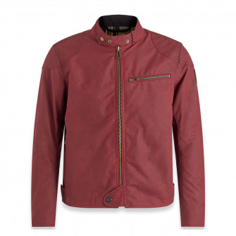 Belstaff Ariel Motorcyle Jacket Racing Red