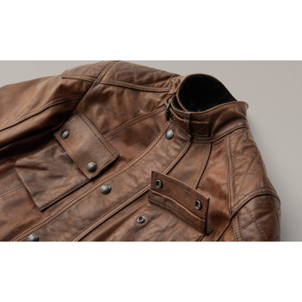 Belstaff Turner Leather Jacket - Burnt Cuero