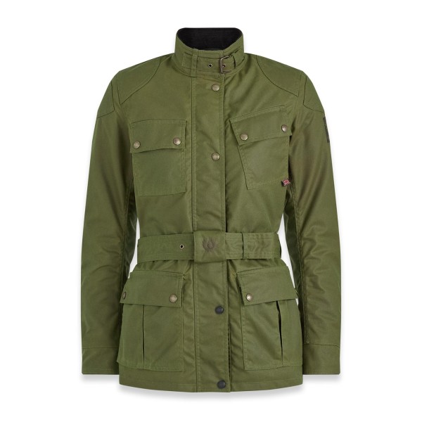 Belstaff Trialmaster Waxed Cotton Jacket Forest Green - Women