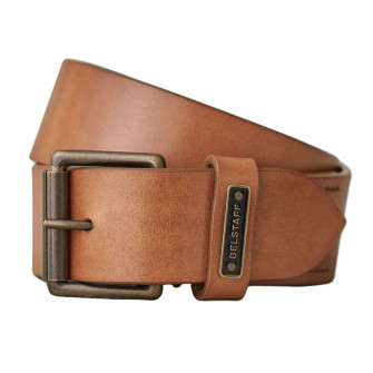 Belstaff Ledger Leather Belt - Chestnut