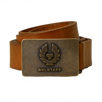 Belstaff Phoenix Leather Belt - Chestnut