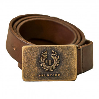 Belstaff Phoenix Leather Belt - Dark Brown