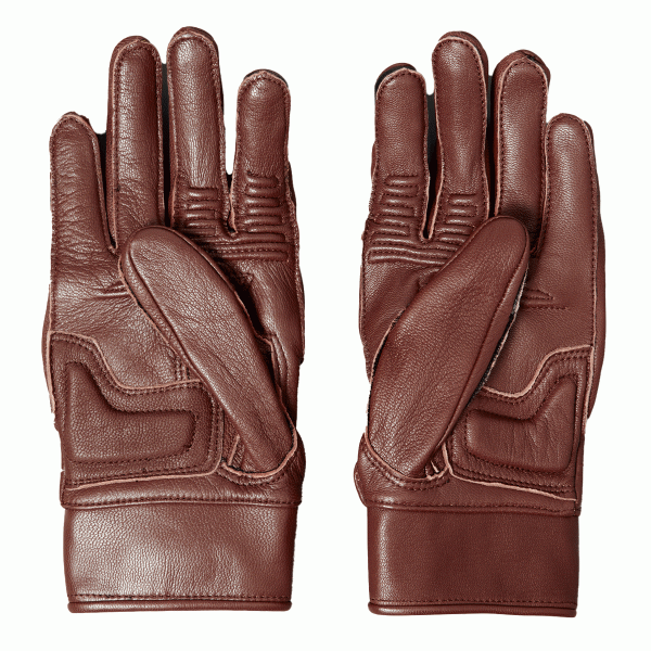 Belstaff Montgomery Leather Gloves - Oxblood