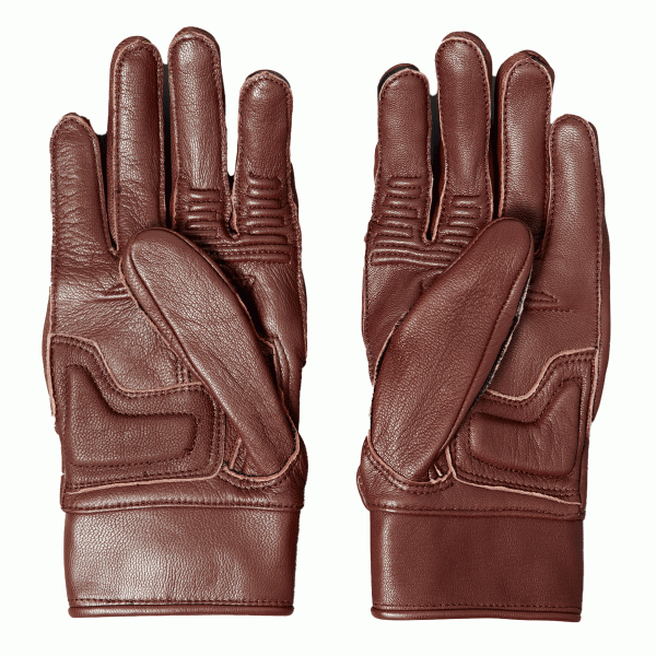 Belstaff Montgomery Leather Gloves - Oxblood