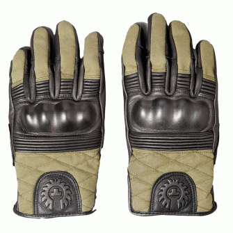 Belstaff Hampstead Gloves Black / Forest Green