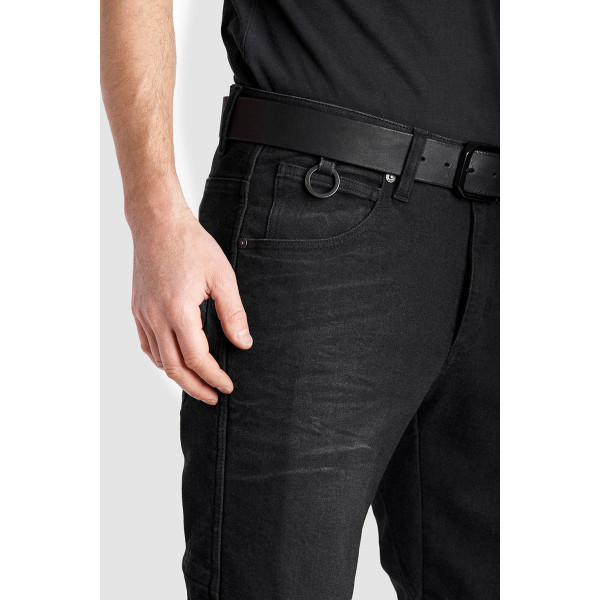 Pando Moto Boss Dyn 01 Men's Jeans Black