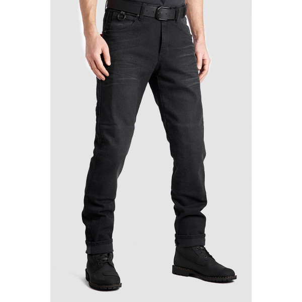 Pando Moto Boss Dyn 01 Men's Jeans Black