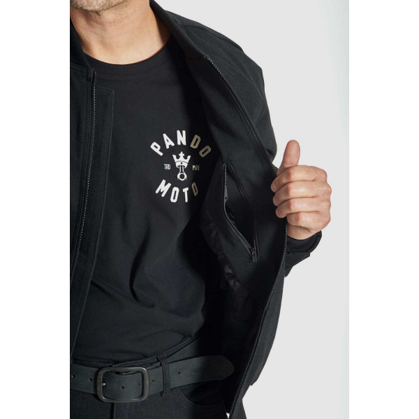 Pando Moto Bomber Cor 02 Jacket Black