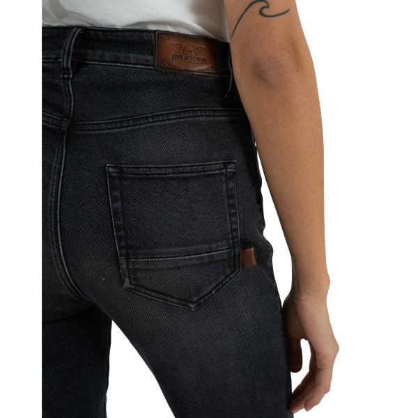 Rokker Rokkertech Jean Lady High Waist Dark Grey - Women Rokker Rokkertech Jean Lady High Waist Dark Grey - Women