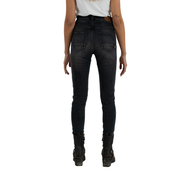 Rokker Rokkertech Jean Lady High Waist Dark Grey - Women