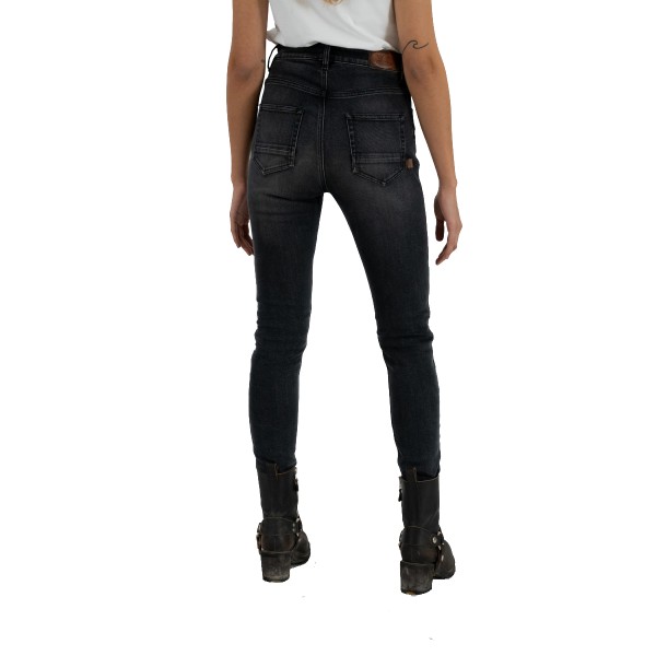 Rokker Rokkertech Jean Lady High Waist Dark Grey - Women Rokker Rokkertech Jean Lady High Waist Dark Grey - Women
