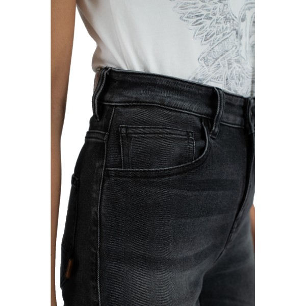 Rokker Rokkertech Jean Lady High Waist Dark Grey - Women Rokker Rokkertech Jean Lady High Waist Dark Grey - Women