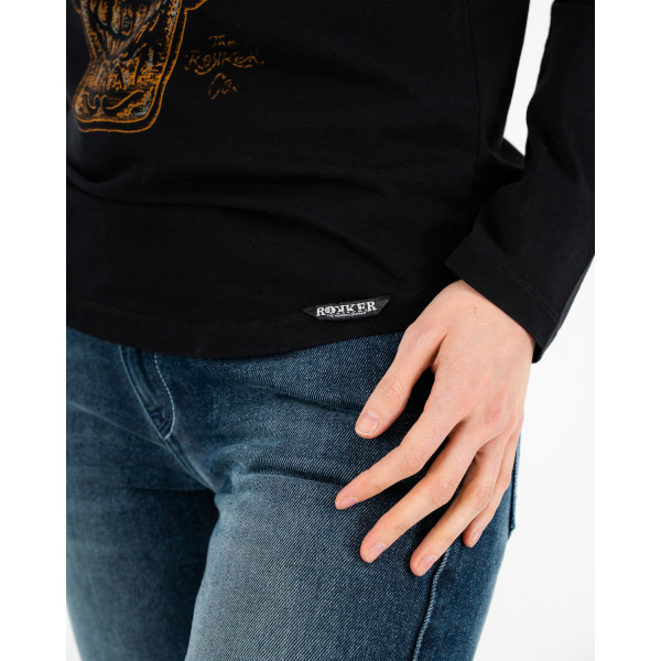 Rokker Long Sleeve T-Shirt La Catrina - Women