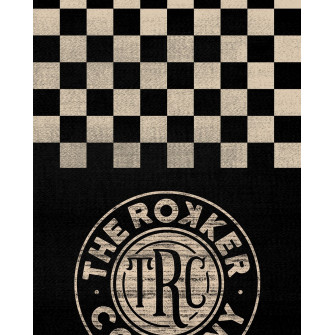 Rokker Neck Warmer Checker Board Black